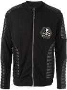 Philipp Plein - 'purple' Bomber Jacket - Men - Cotton/polyester/polyurethane - L, Black, Cotton/polyester/polyurethane