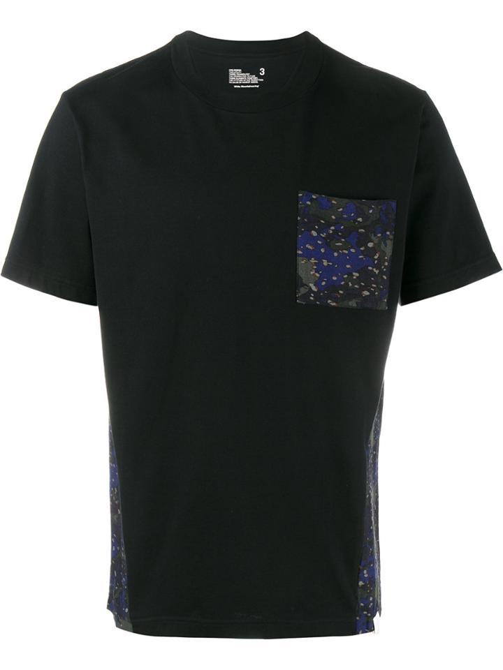 White Mountaineering Camouflage Print T-shirt - Blue