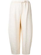 Boboutic - Cropped Trousers - Women - Cotton/polyamide/polyurethane - S, Nude/neutrals, Cotton/polyamide/polyurethane
