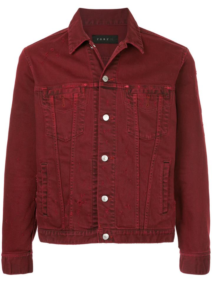 Roar Classic Denim Jacket - Red