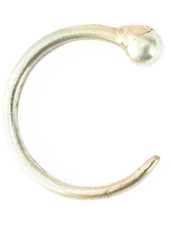 Ivy & Liv 14kt Gold Small Ball Spike Hoop Earring