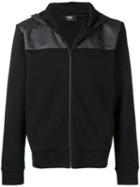 Fendi Zipped Hooded Jacket - Black