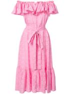 Lisa Marie Fernandez - Bow-front Dress - Women - Cotton - Ii, Pink/purple, Cotton