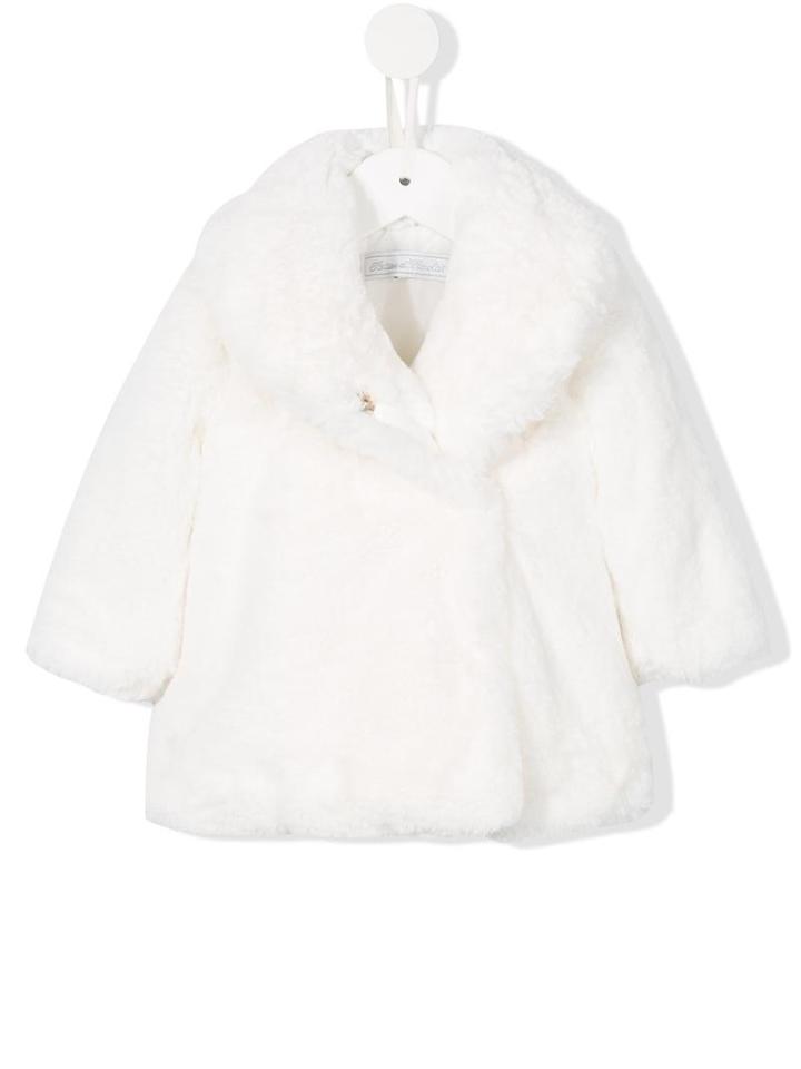 Tartine Et Chocolat Faux Fur Coat, Infant Girl's, Size: 9 Mth, White