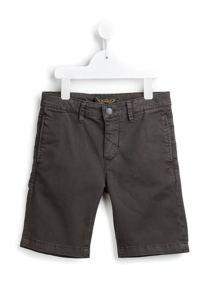 Finger In The Nose Classic Casual Shorts, Boy's, Size: 8 Yrs, Black