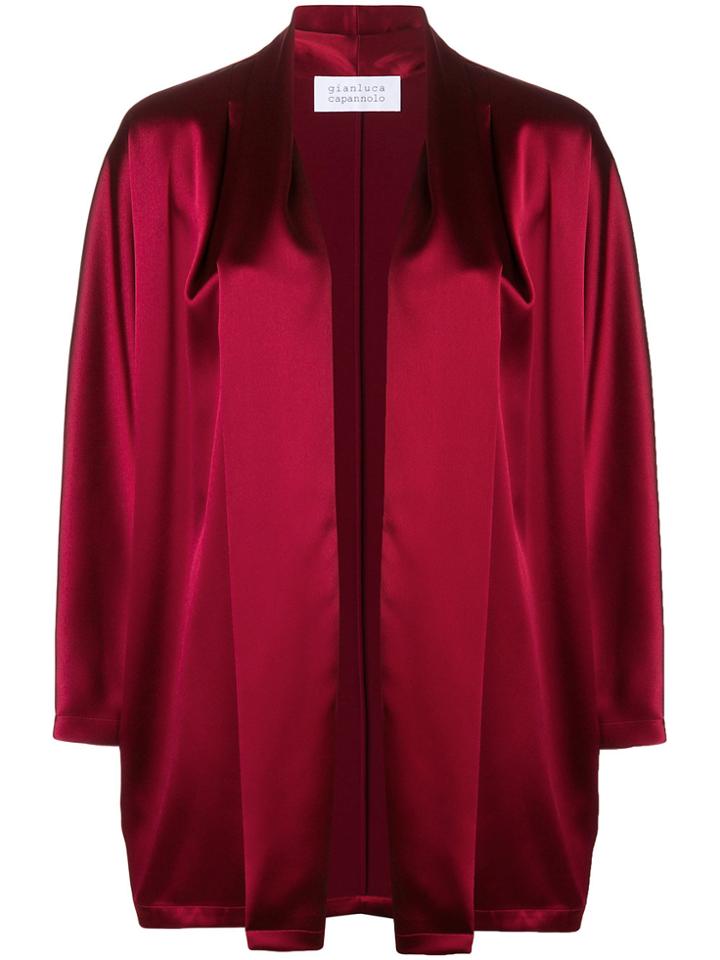 Gianluca Capannolo Oversized Jacket - Red