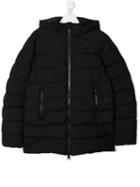 Herno Kids Teen Shell Puffer Jacket - Black