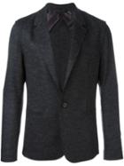 Lanvin Classic Pattern Blazer, Men's, Size: 48, Grey, Viscose/wool
