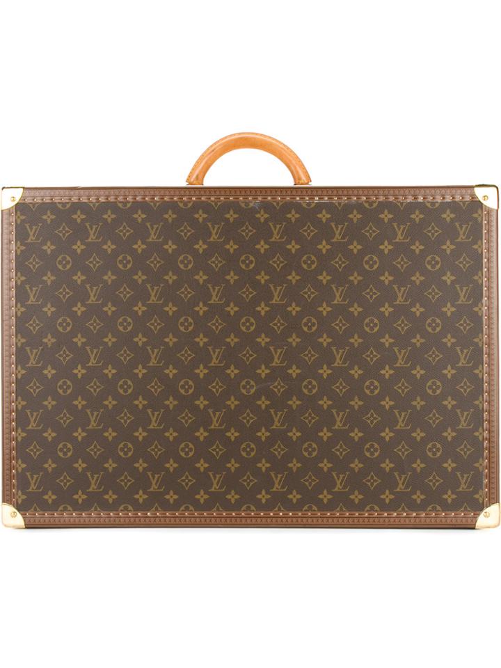Louis Vuitton Vintage Alzer 65 Trunk - Brown