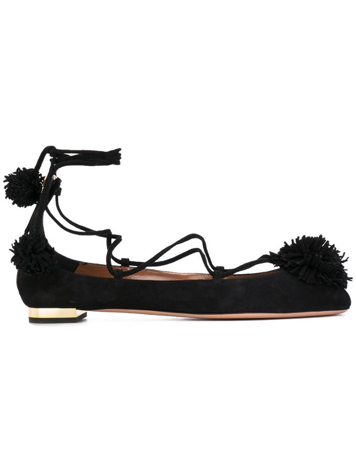 Aquazzura 'sunshine' Ballerinas - Black