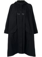 T By Alexander Wang Oversized Draped Coat - Black