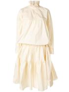Kenzo Oversized Puffy Dress - Nude & Neutrals