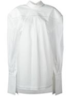 Jacquemus Oversized Mini Dress, Women's, Size: 34, White, Cotton