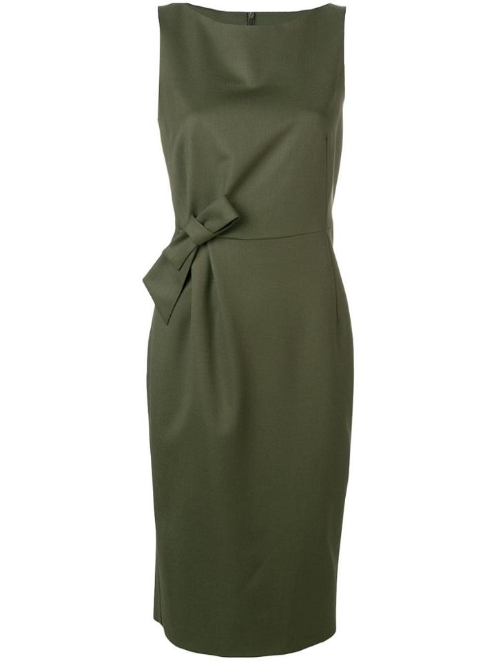 P.a.r.o.s.h. Bow Detail Knee-length Dress - Green