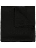 Salvatore Ferragamo All-over Logo Patterned Scarf - Black