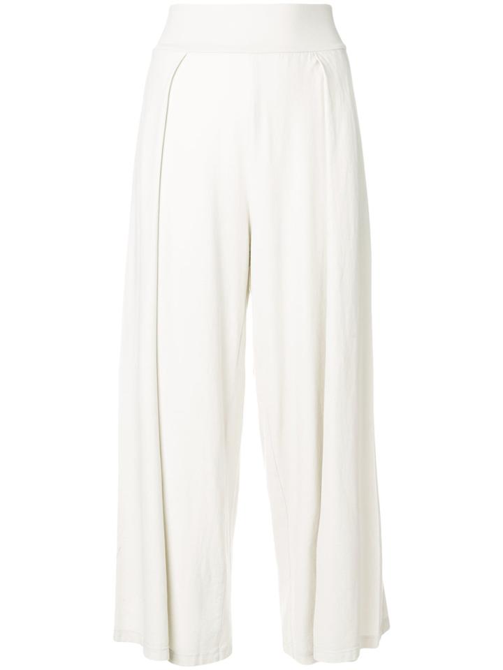 Labo Art Wide Leg Cropped Trousers - Nude & Neutrals