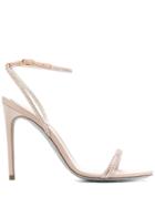 René Caovilla Embellished Stiletto Sandals - Pink