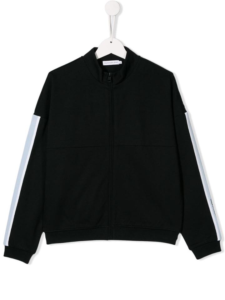 Calvin Klein Kids Zipped Casual Jacket - Black