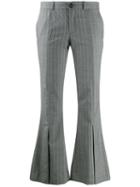 Each X Other Striped Kick-flare Trousers - Grey