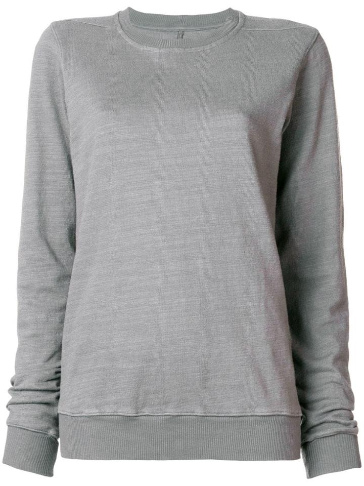 Rick Owens Drkshdw Crewneck Sweatshirt - Grey