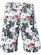 Thom Browne - Floral Print Swim Shorts - Men - Nylon - 4, White, Nylon