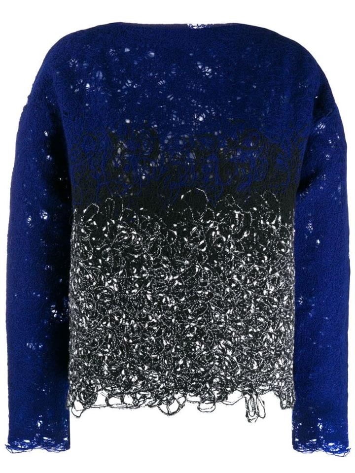 Pierantoniogaspari Two-tone Jumper - Blue