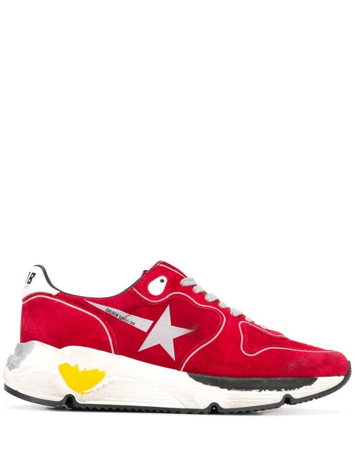 Golden Goose Deluxe Brand Running Sole Sneakers - Red