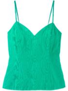 Christian Dior Vintage Sweetheart Neck Tank Top, Women's, Size: 42, Green