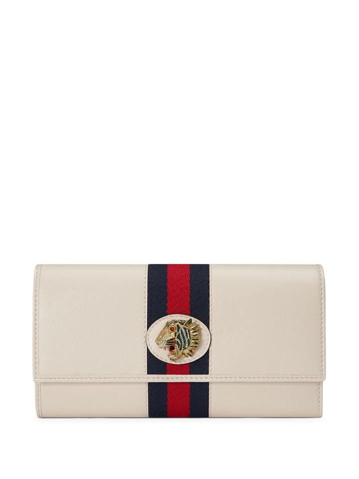 Gucci Webbed Purse - White