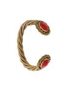 Chanel Vintage Twisted Gripoix Bracelet, Women's, Metallic