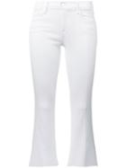 J Brand - Cropped Jeans - Women - Cotton/polyester/spandex/elastane - 25, White, Cotton/polyester/spandex/elastane