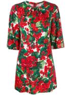 Dolce & Gabbana Floral Print Top - Red