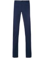 Etro Micro Pattern Tailored Trousers - Blue