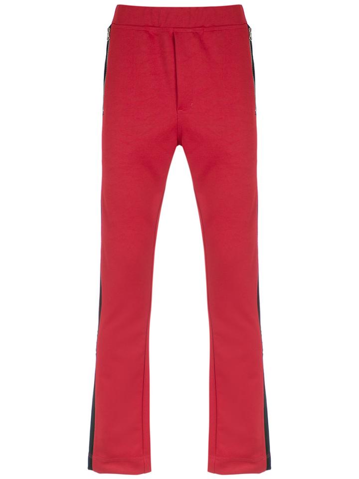 À La Garçonne Panelled Trousers - Red