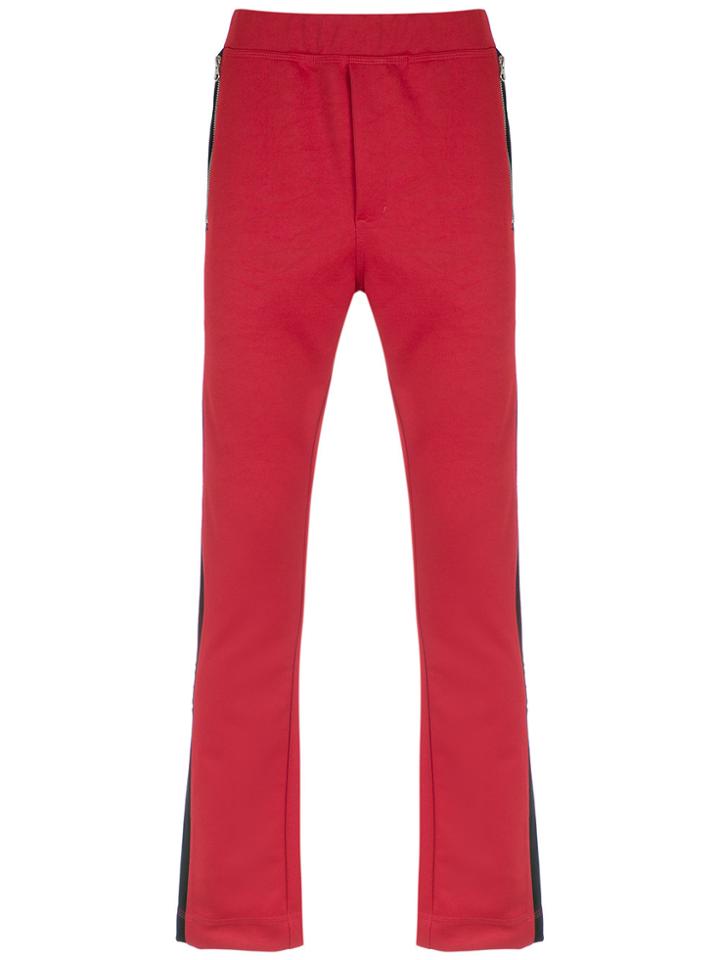 À La Garçonne Panelled Trousers - Red