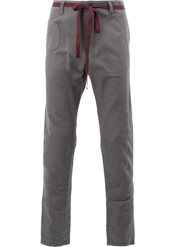 Maison Mihara Yasuhiro Straight Trousers - Grey