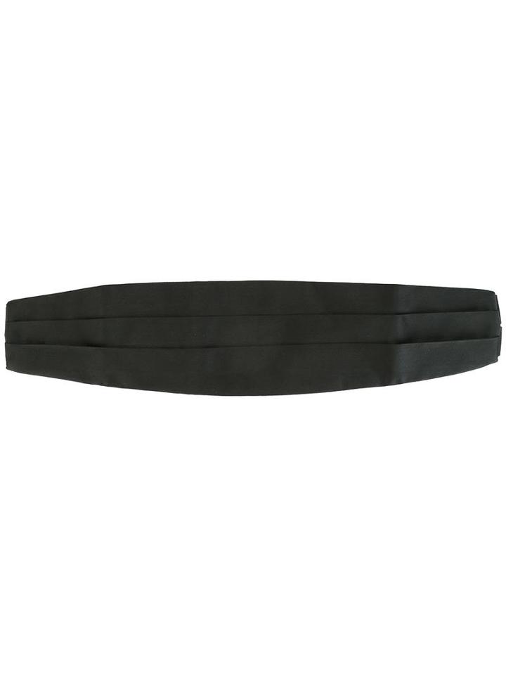 Givenchy Classic Tuxedo Belt, Men's, Black, Silk