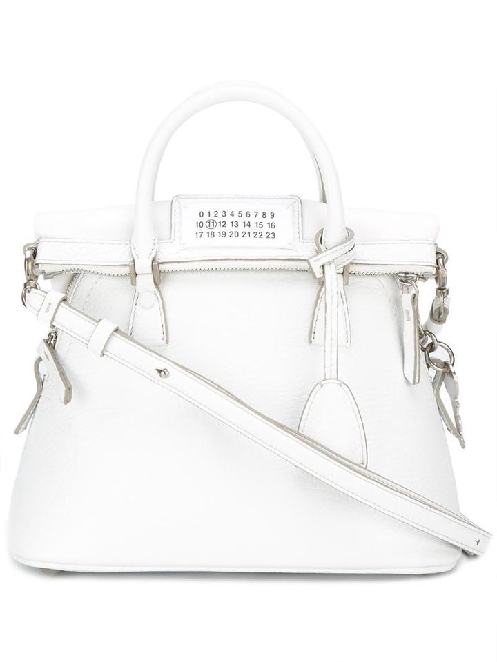 Maison Margiela Small '5ac' Tote, Women's, White, Leather