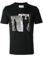 Maison Margiela Printed T-shirt, Men's, Size: 52, Black, Cotton