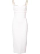 Victoria Beckham - Sweetheart Fitted Dress - Women - Polyester/spandex/elastane/viscose - 2, White, Polyester/spandex/elastane/viscose