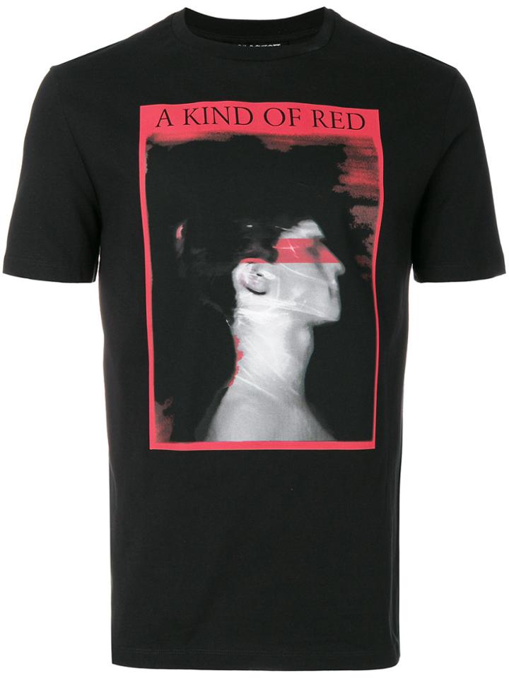 Neil Barrett A Kind Of Red T-shirt - Black