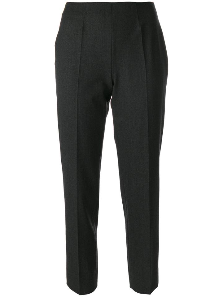 Piazza Sempione Plain Tailored Pants - Grey