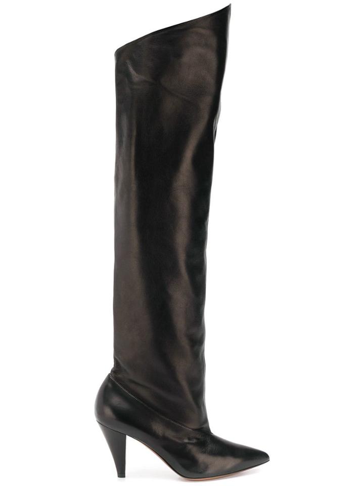 Givenchy Over The Knee Boots - Black