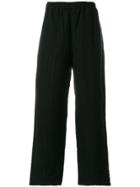 White Mountaineering Zigzag Jacquard Trousers - Black