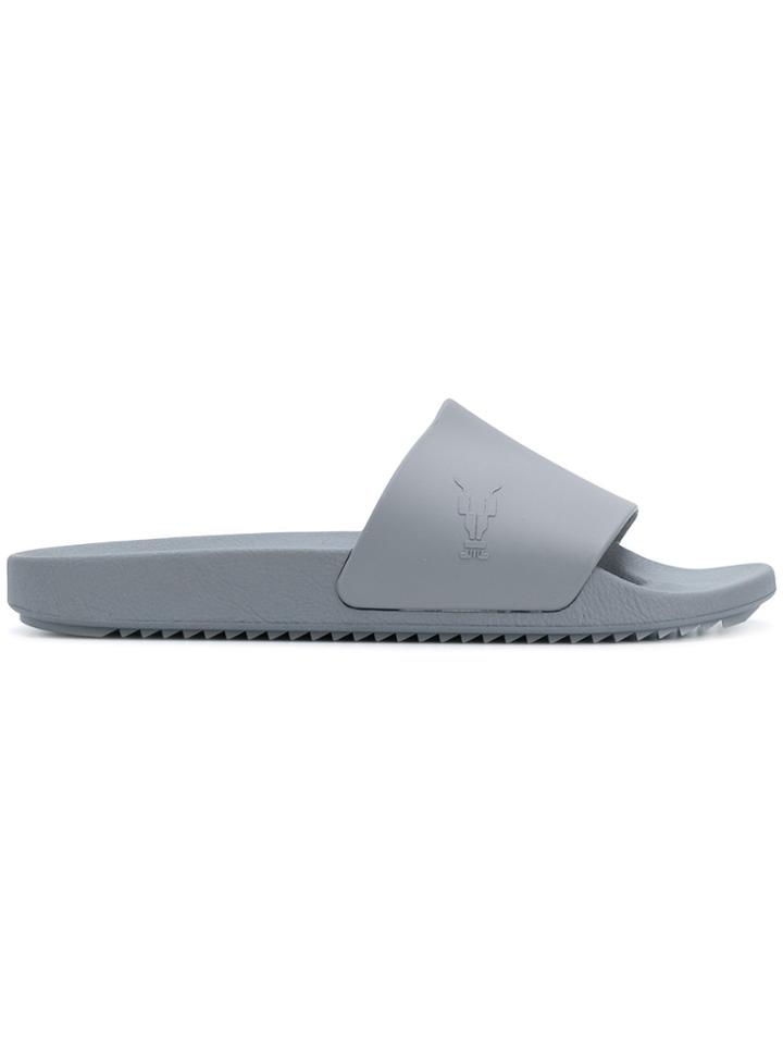 Rick Owens Drkshdw Casual Pool Slides - Grey