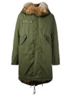 As65 'u.s. Army' Parka Coat, Men's, Size: Medium, Green, Cotton/leather/polyamide/viscose