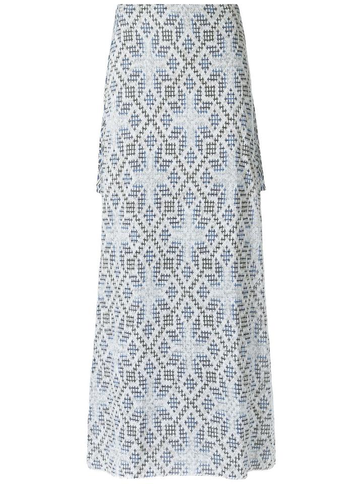 Cecilia Prado - Knit Maxi Skirt - Women - Acrylic/lurex/viscose - Pp, White, Acrylic/lurex/viscose