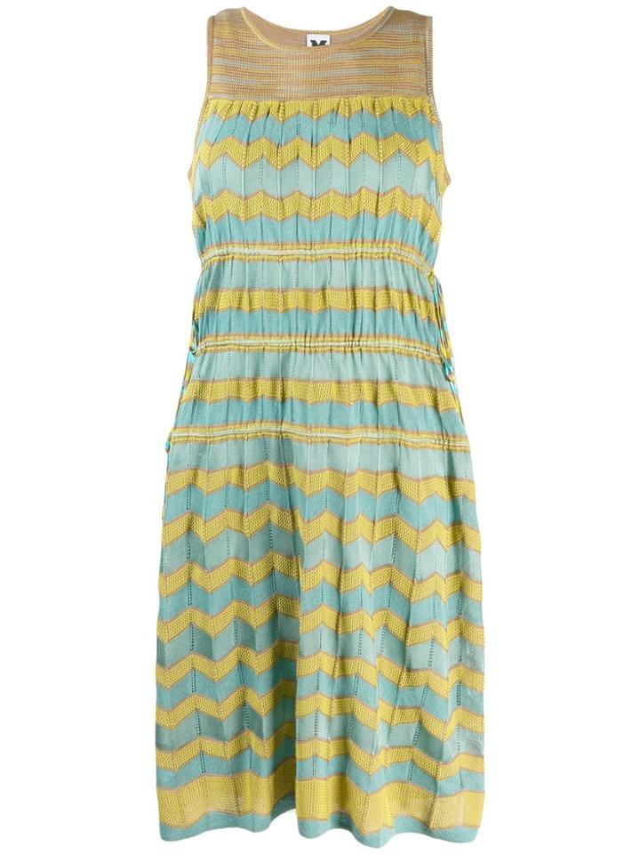 M Missoni Fitted Summer Dress - Yellow
