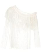 Alice Mccall Day Dreamer Sheer Blouse - Neutrals