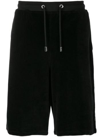 Blood Brother Elasticated Waist Velvet Shorts - Black